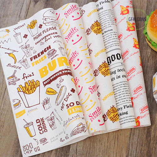 Wrapping Paper For Burgers